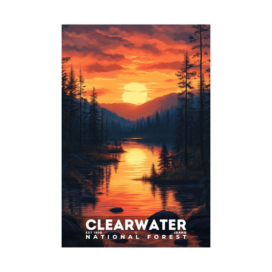 Clearwater National Forest Poster | S02
