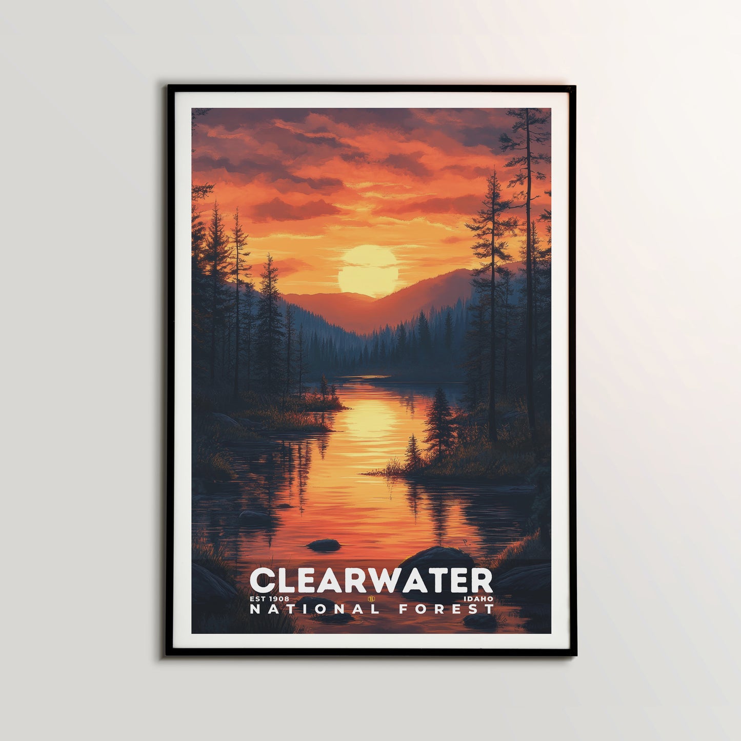 Clearwater National Forest Poster | S02