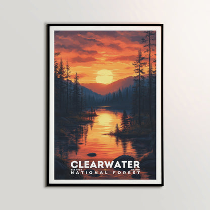 Clearwater National Forest Poster | S02