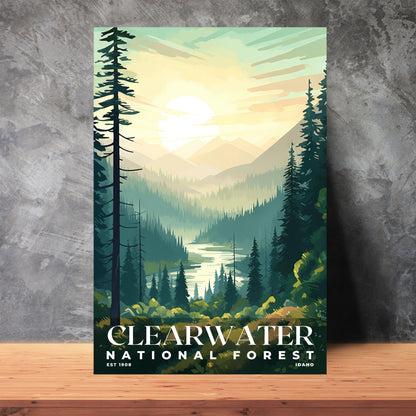 Clearwater National Forest Poster | S01