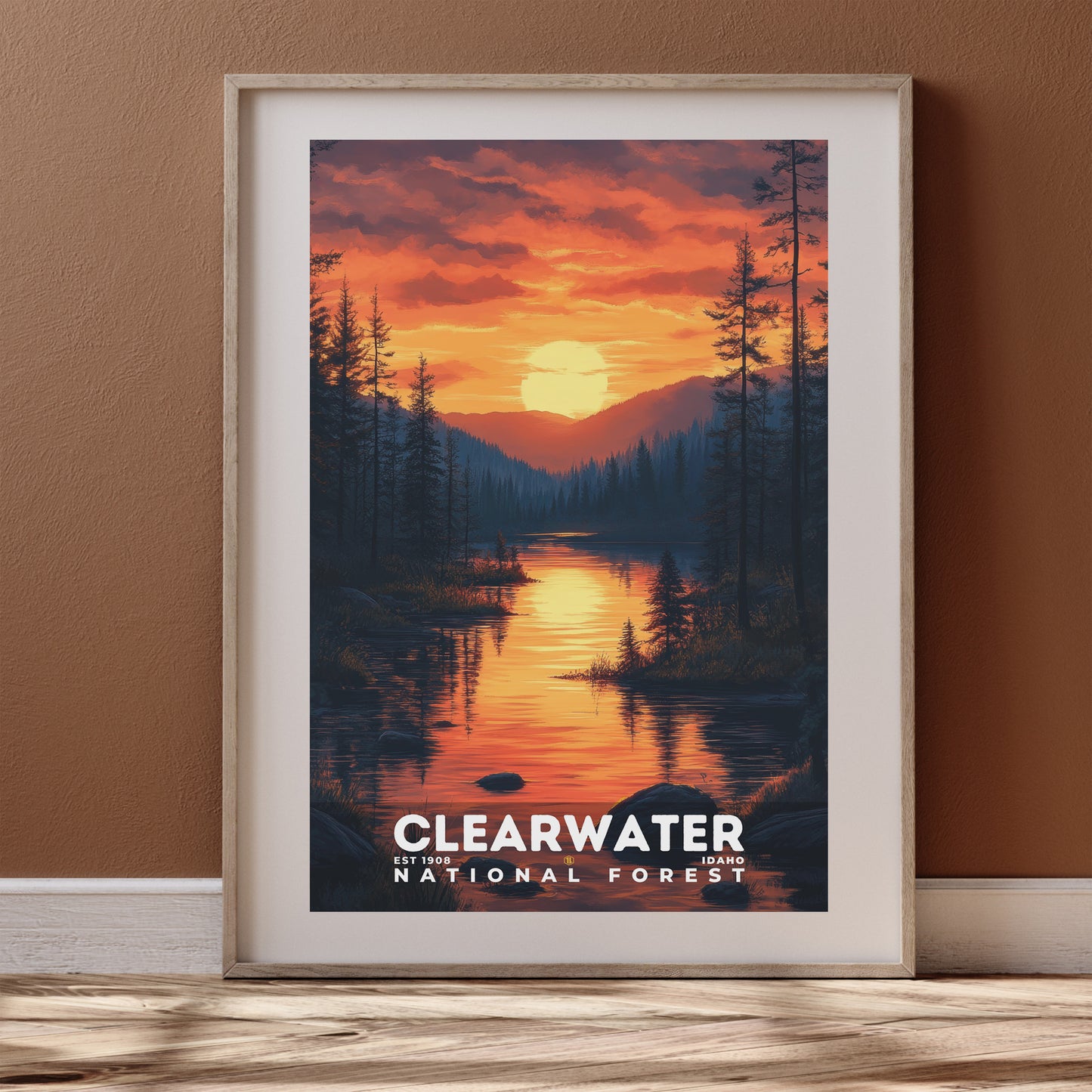 Clearwater National Forest Poster | S02