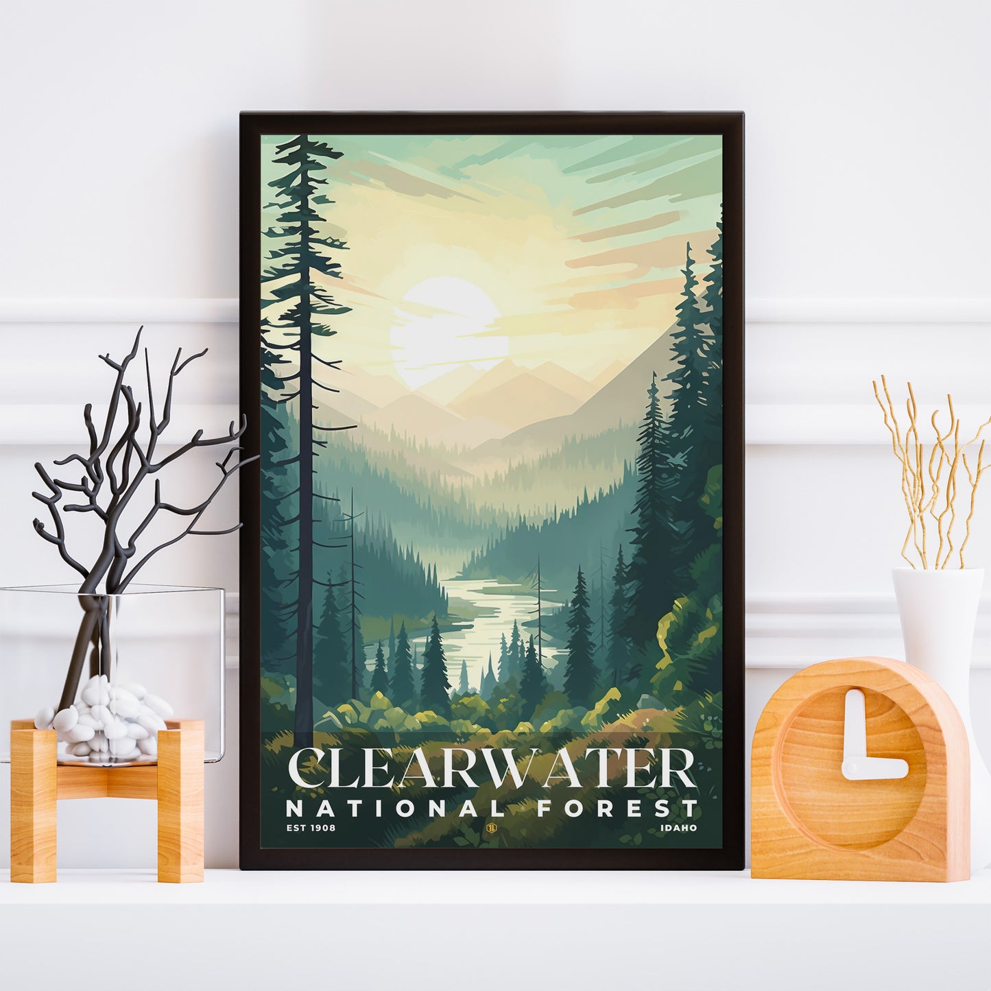 Clearwater National Forest Poster | S01