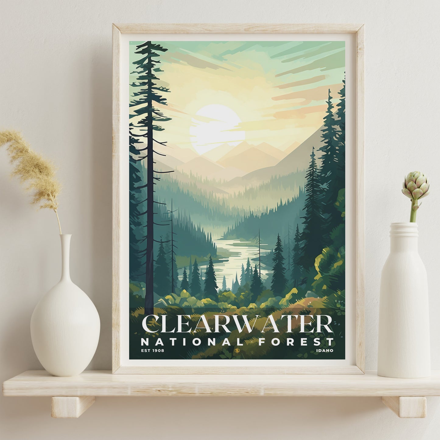 Clearwater National Forest Poster | S01