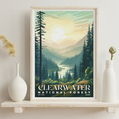 Clearwater National Forest Poster | S01