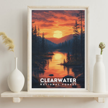 Clearwater National Forest Poster | S02