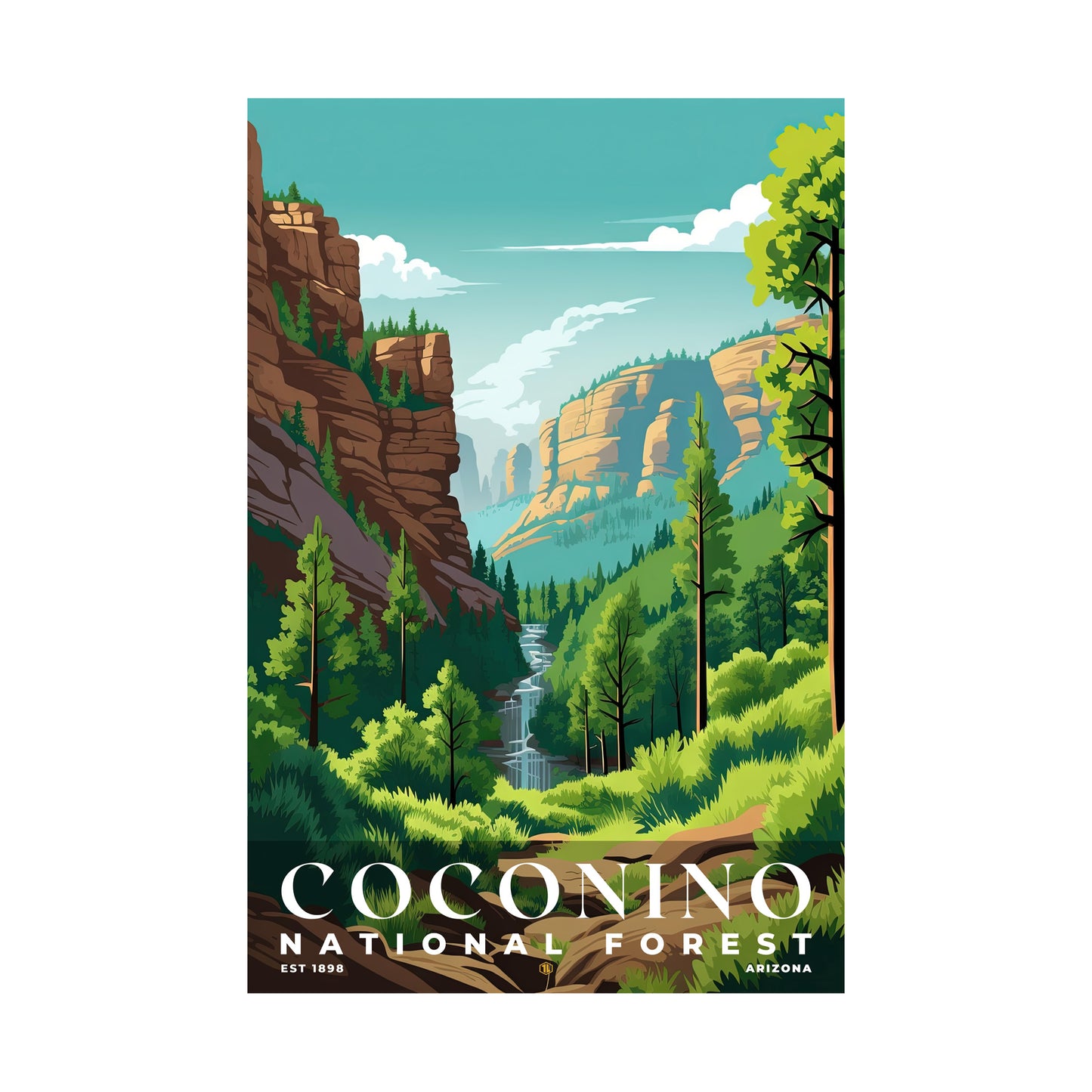 Coconino National Forest Poster | S01