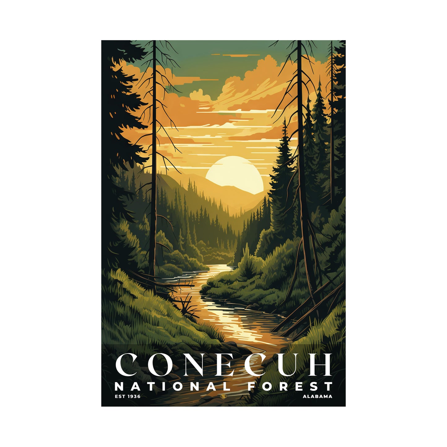 Conecuh National Forest Poster | S01