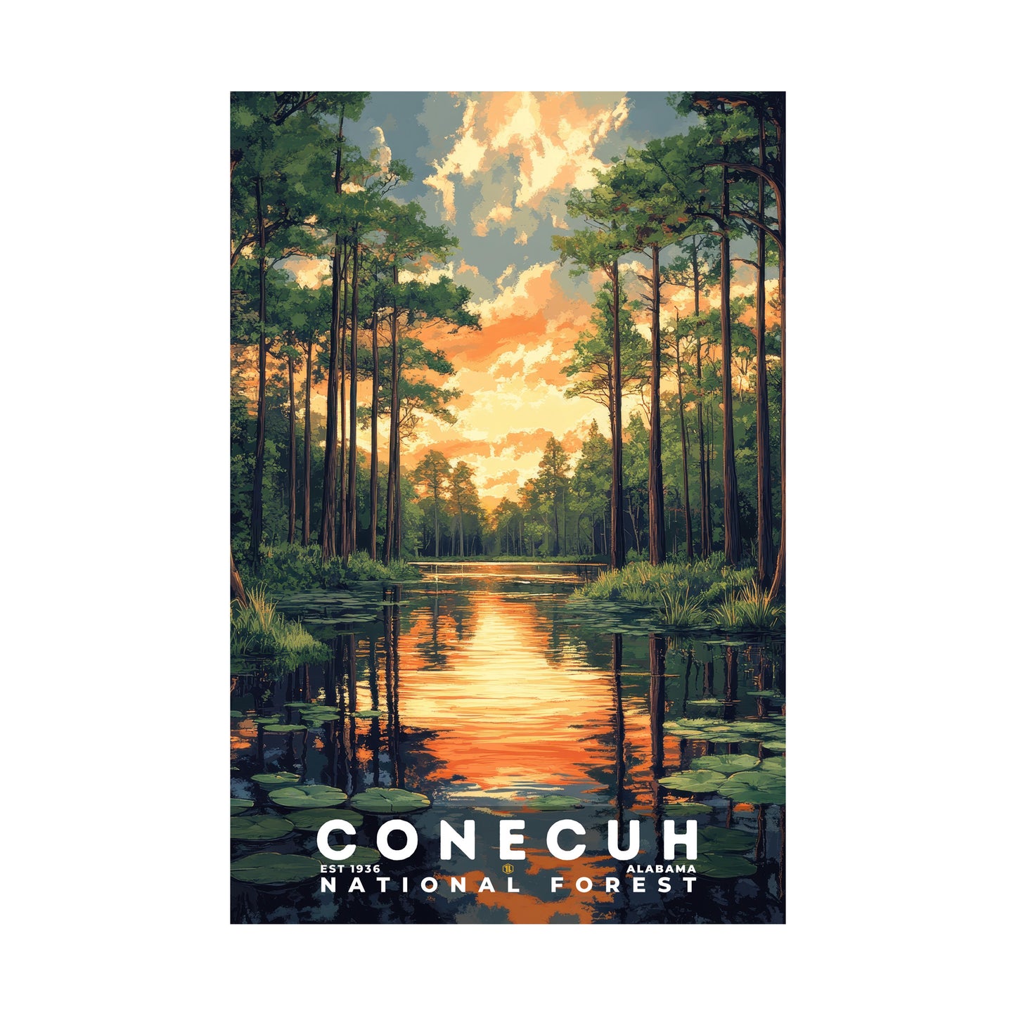 Conecuh National Forest Poster | S02