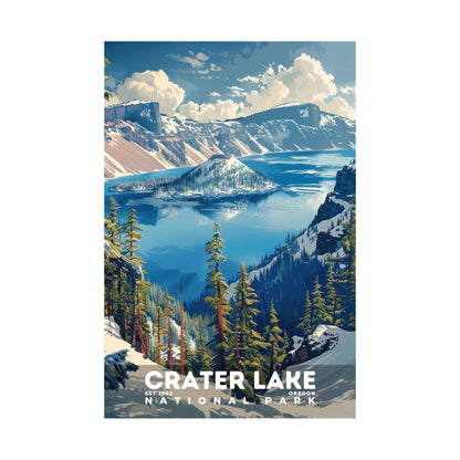 Crater Lake National Park Poster | S11