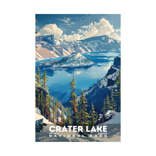 Crater Lake National Park Poster | S11