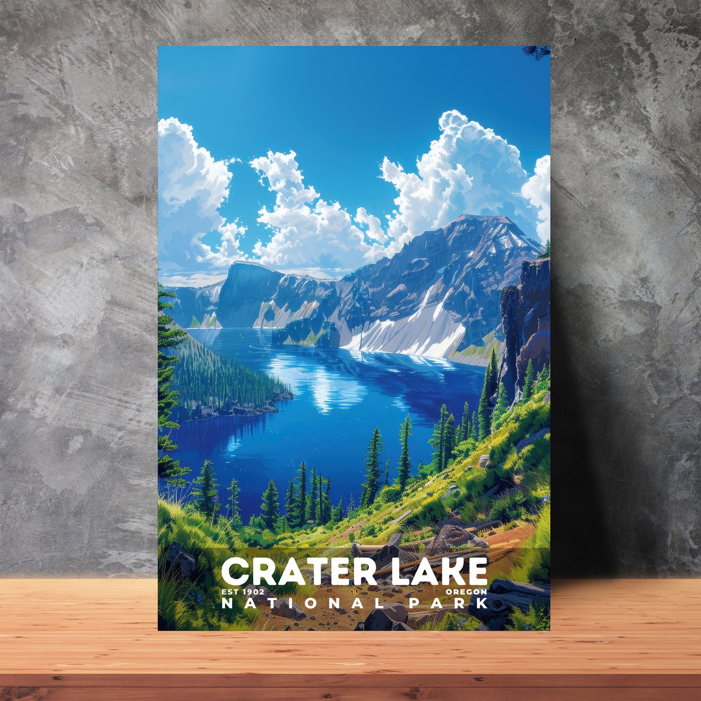 Crater Lake National Park Poster | S13