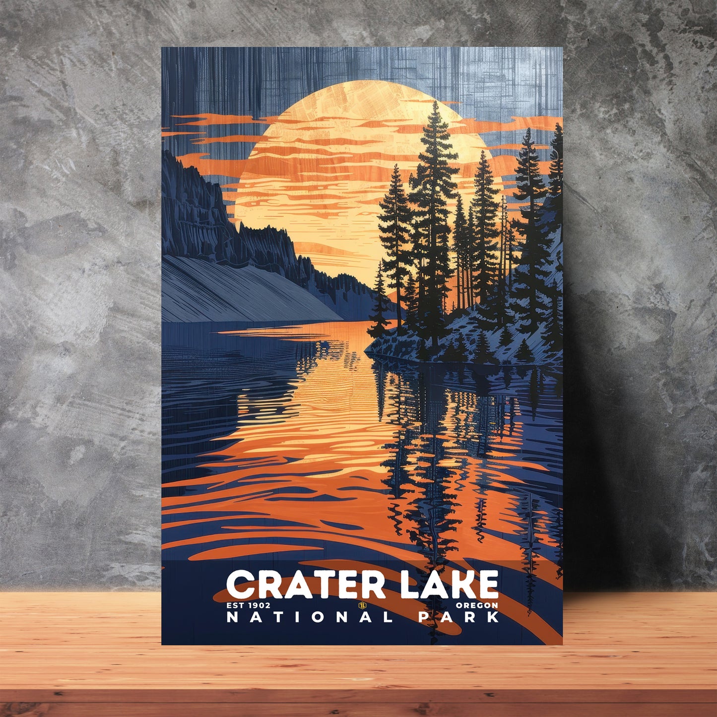 Crater Lake National Park Poster | S19