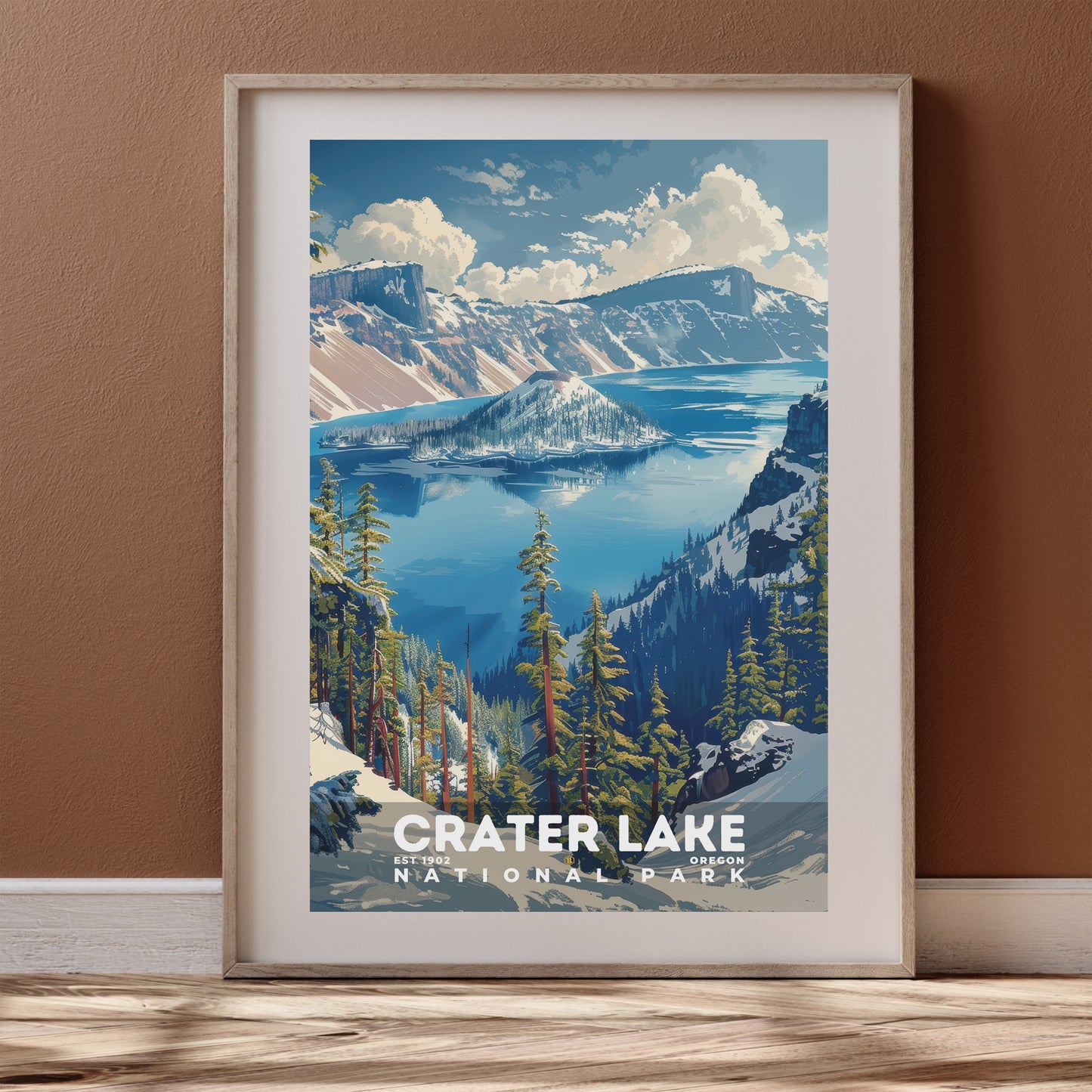 Crater Lake National Park Poster | S11