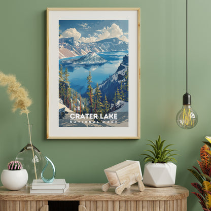 Crater Lake National Park Poster | S11