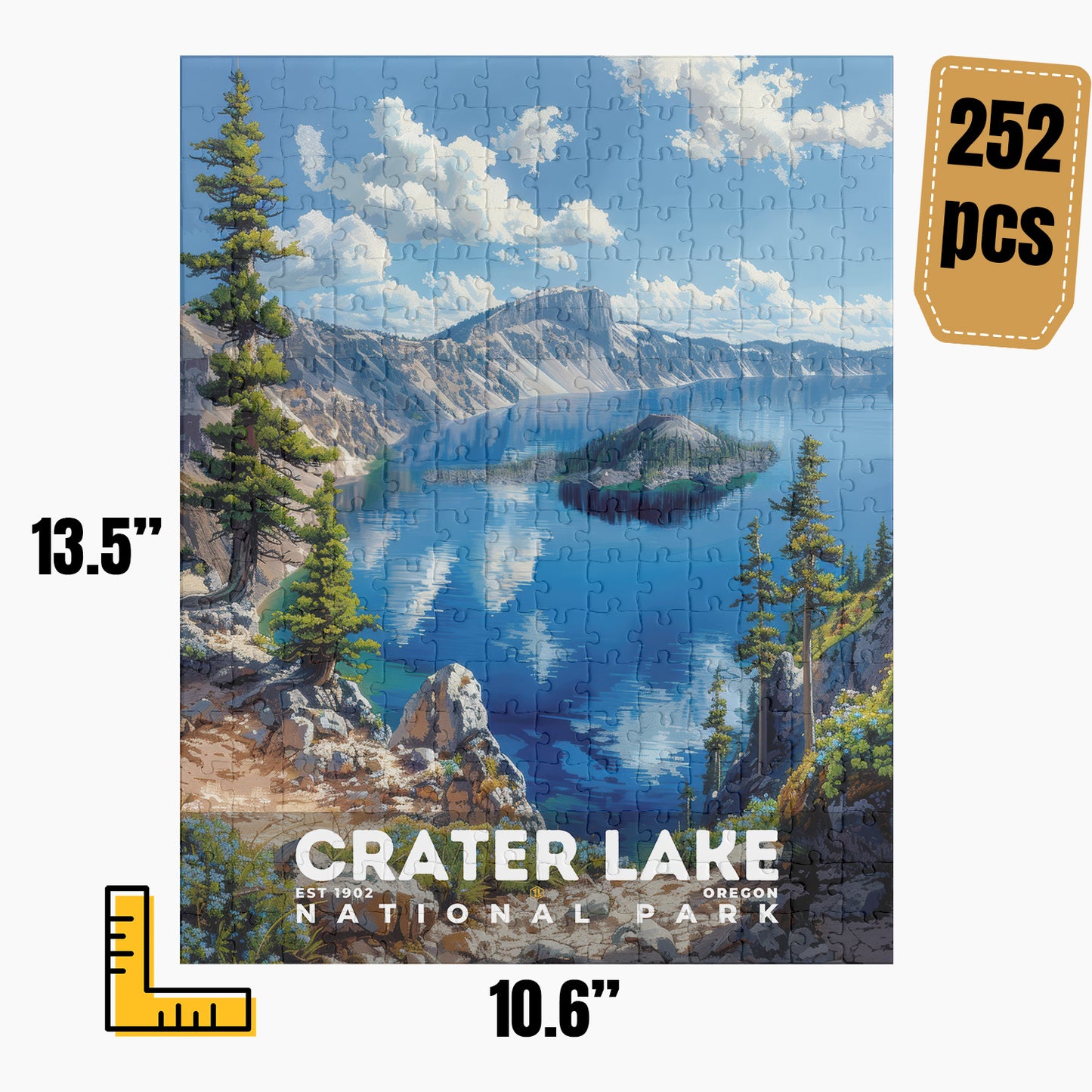 Crater Lake National Park Puzzle | S18