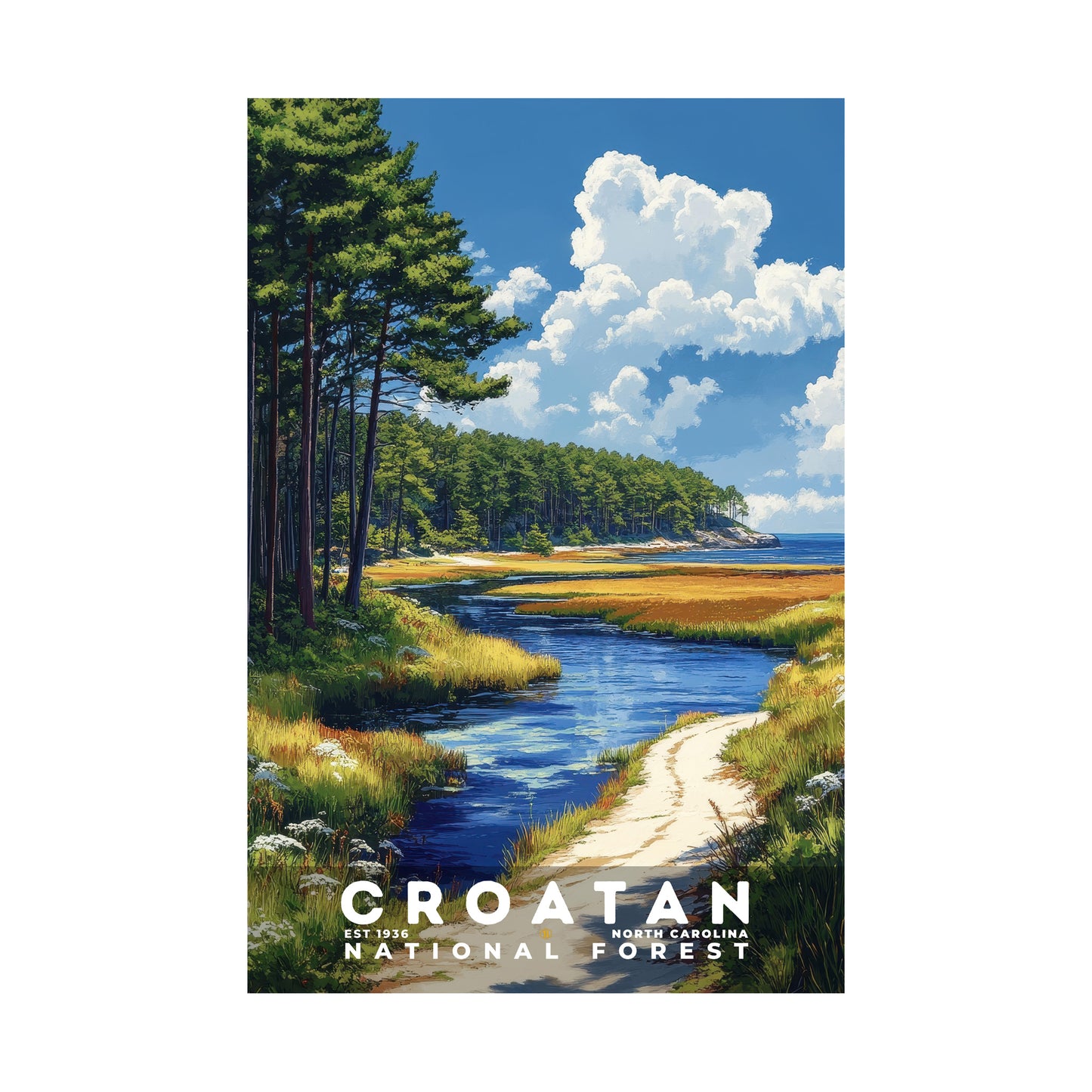 Croatan National Forest Poster | S02