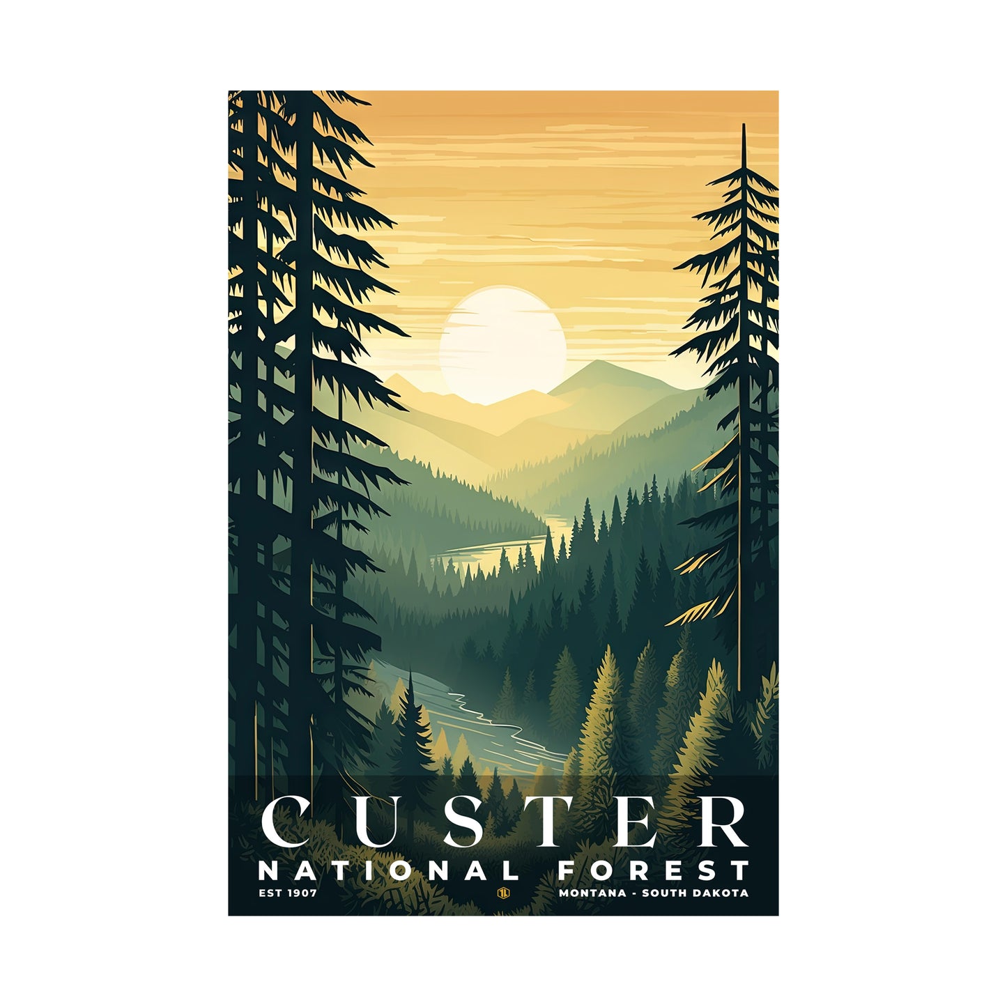 Custer National Forest Poster | S01