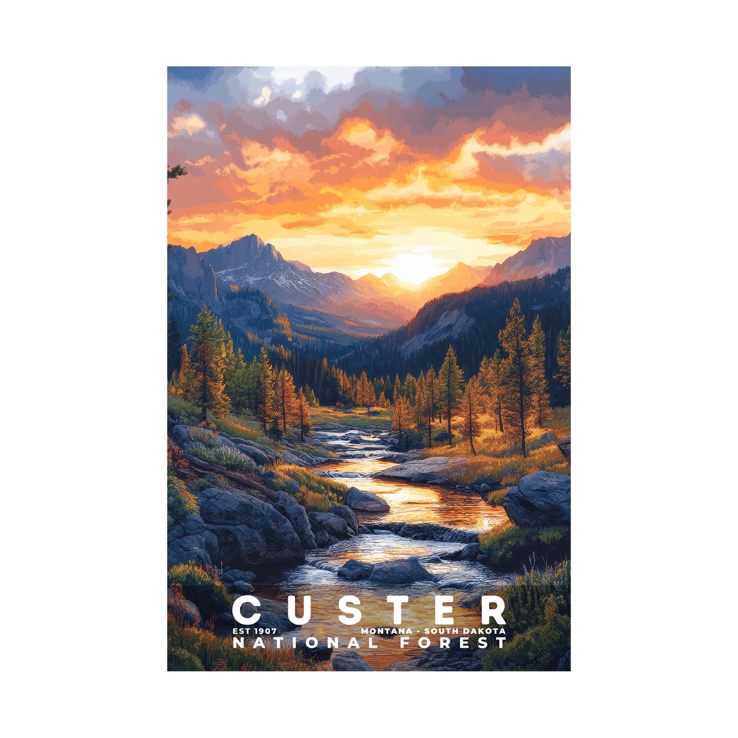 Custer National Forest Poster | S02