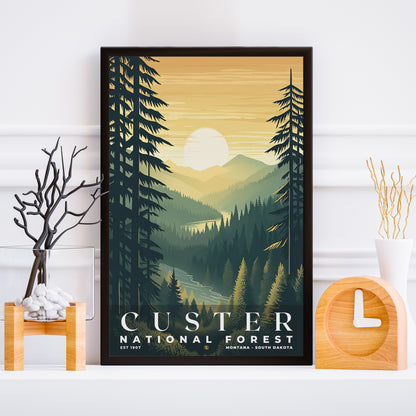 Custer National Forest Poster | S01