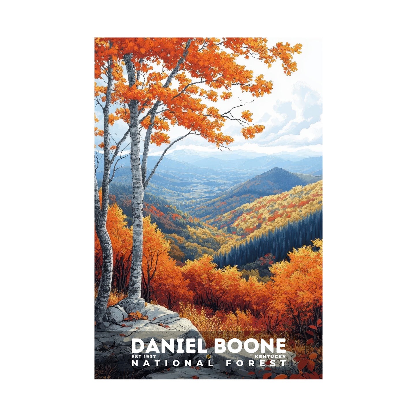 Daniel Boone National Forest Poster | S02