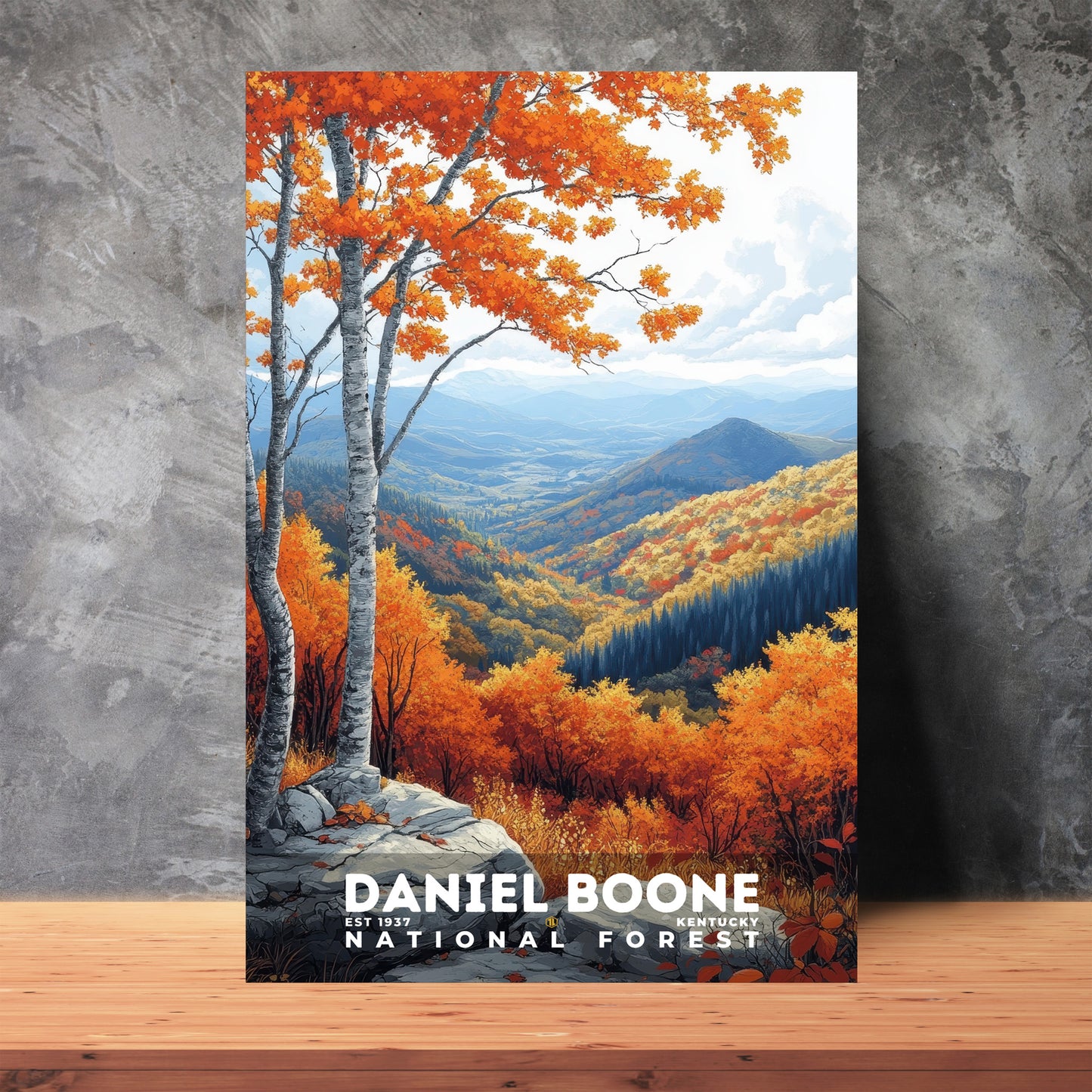 Daniel Boone National Forest Poster | S02