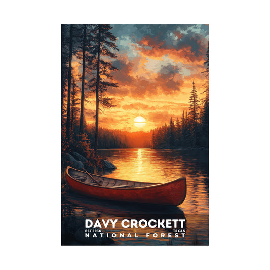 Davy Crockett National Forest Poster | S02