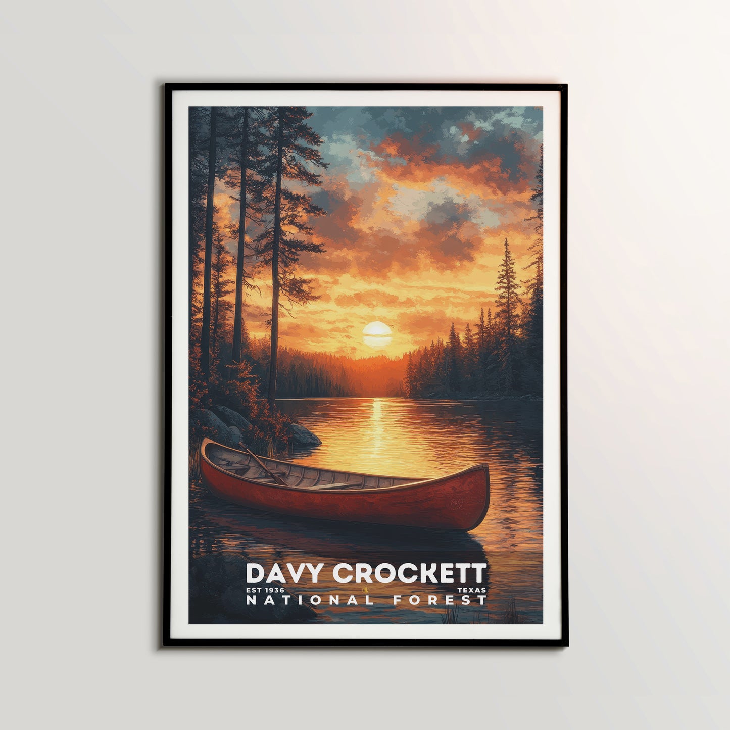 Davy Crockett National Forest Poster | S02
