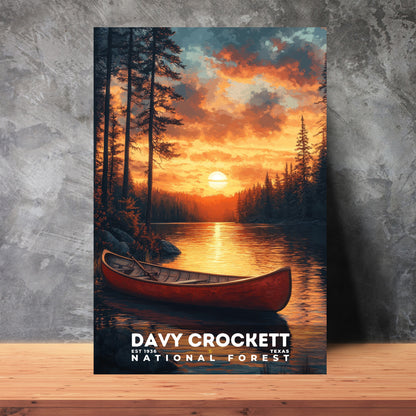 Davy Crockett National Forest Poster | S02