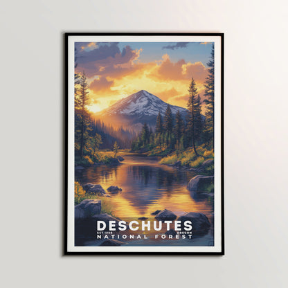 Deschutes National Forest Poster | S02
