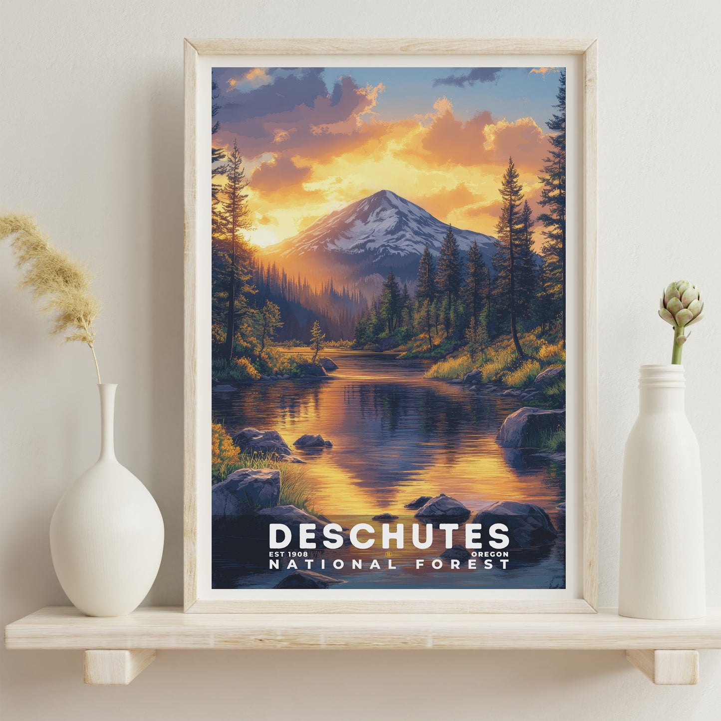 Deschutes National Forest Poster | S02
