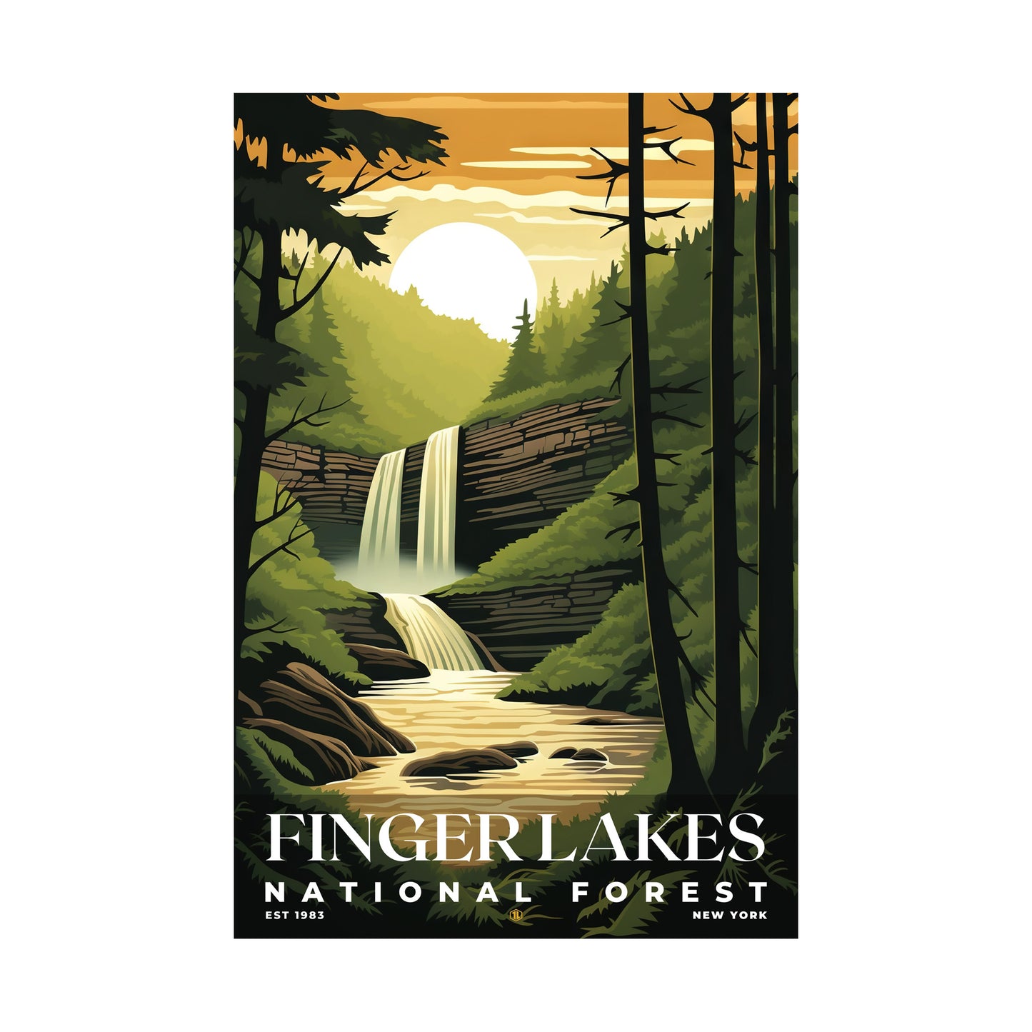 Finger Lakes National Forest Poster | S01