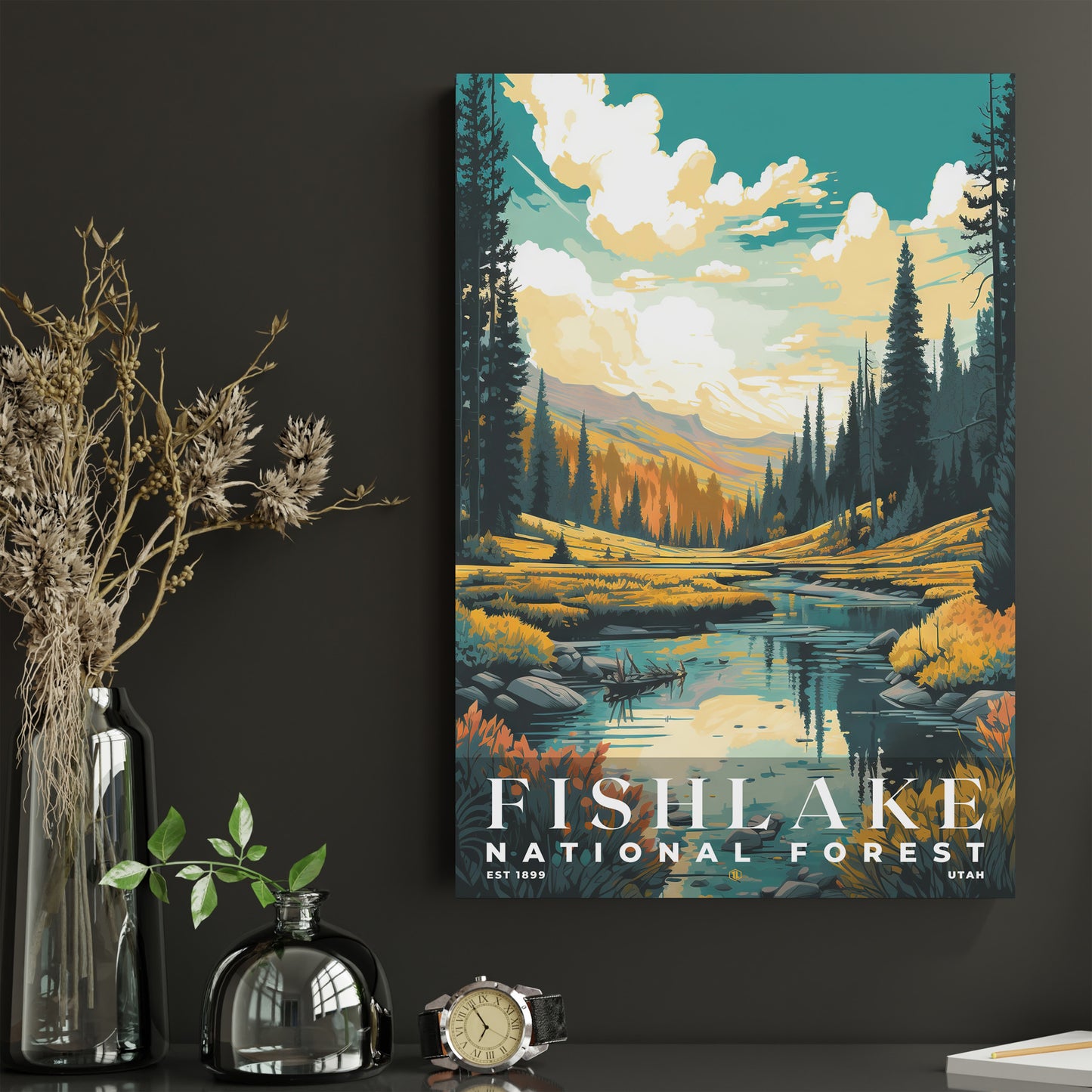 Fishlake National Forest Poster | S01