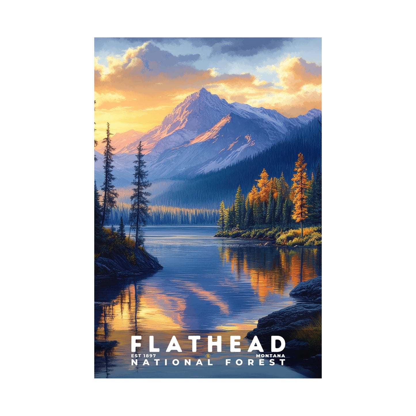 Flathead National Forest Poster | S02