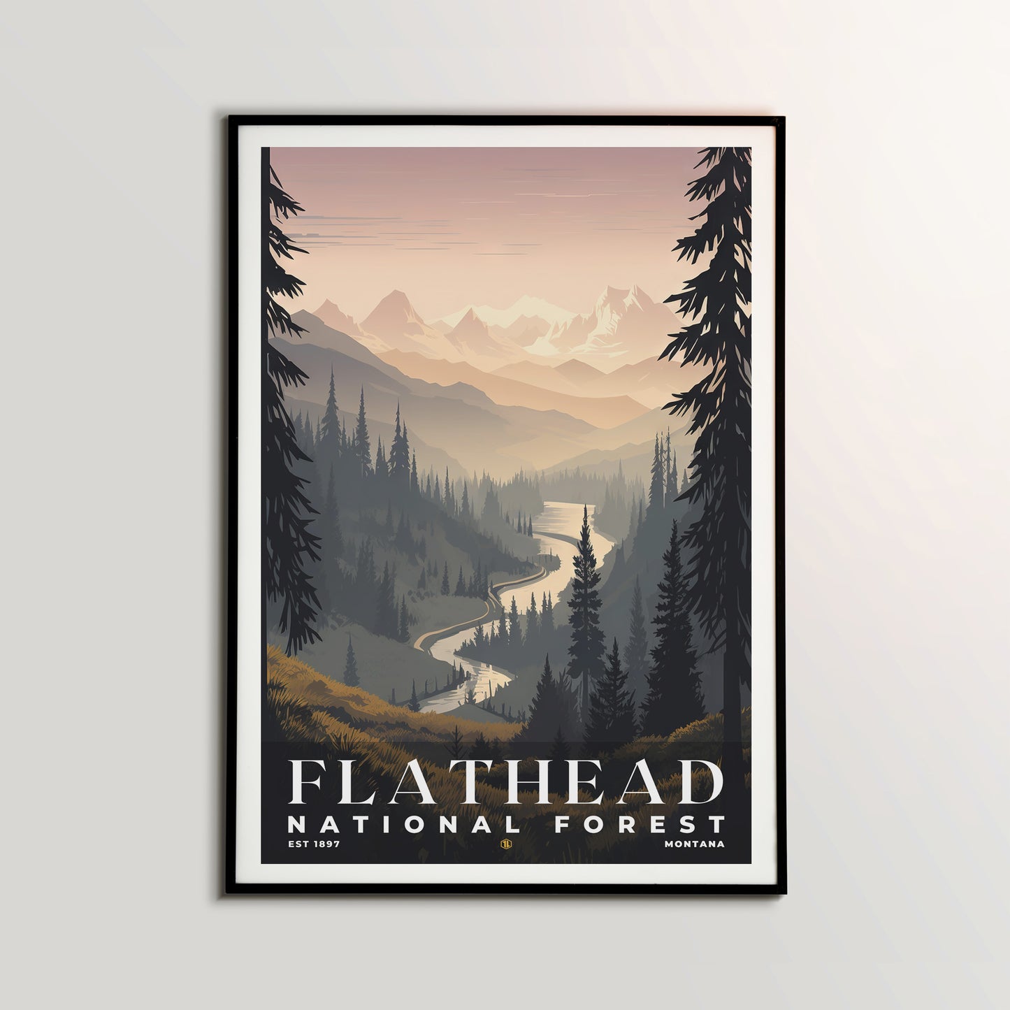 Flathead National Forest Poster | S01