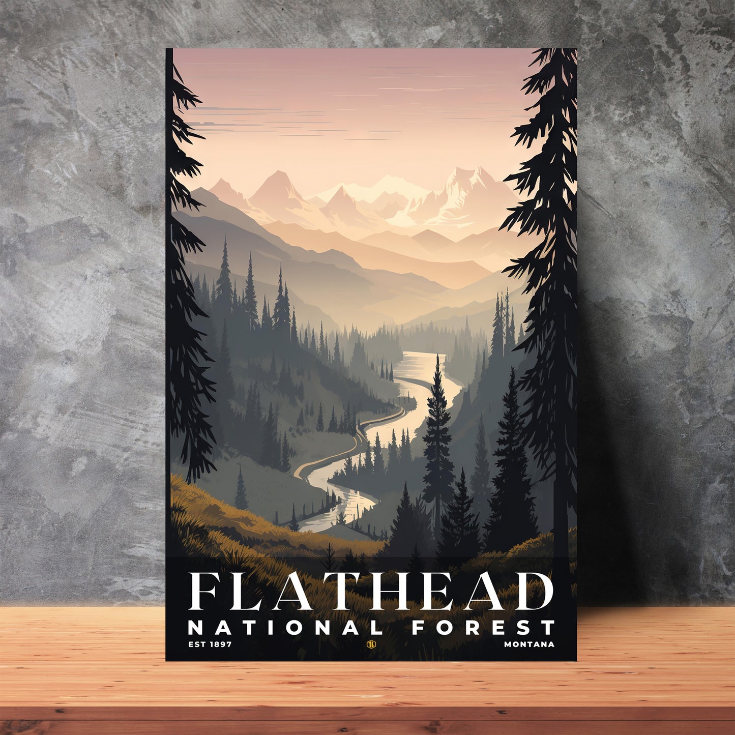 Flathead National Forest Poster | S01