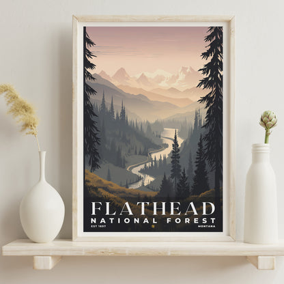 Flathead National Forest Poster | S01