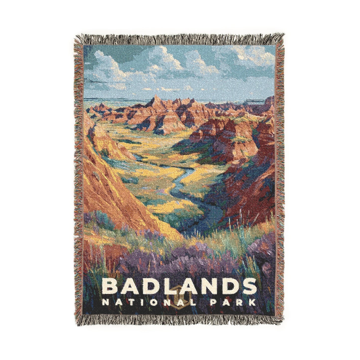 Badlands National Park Woven Blanket | S14