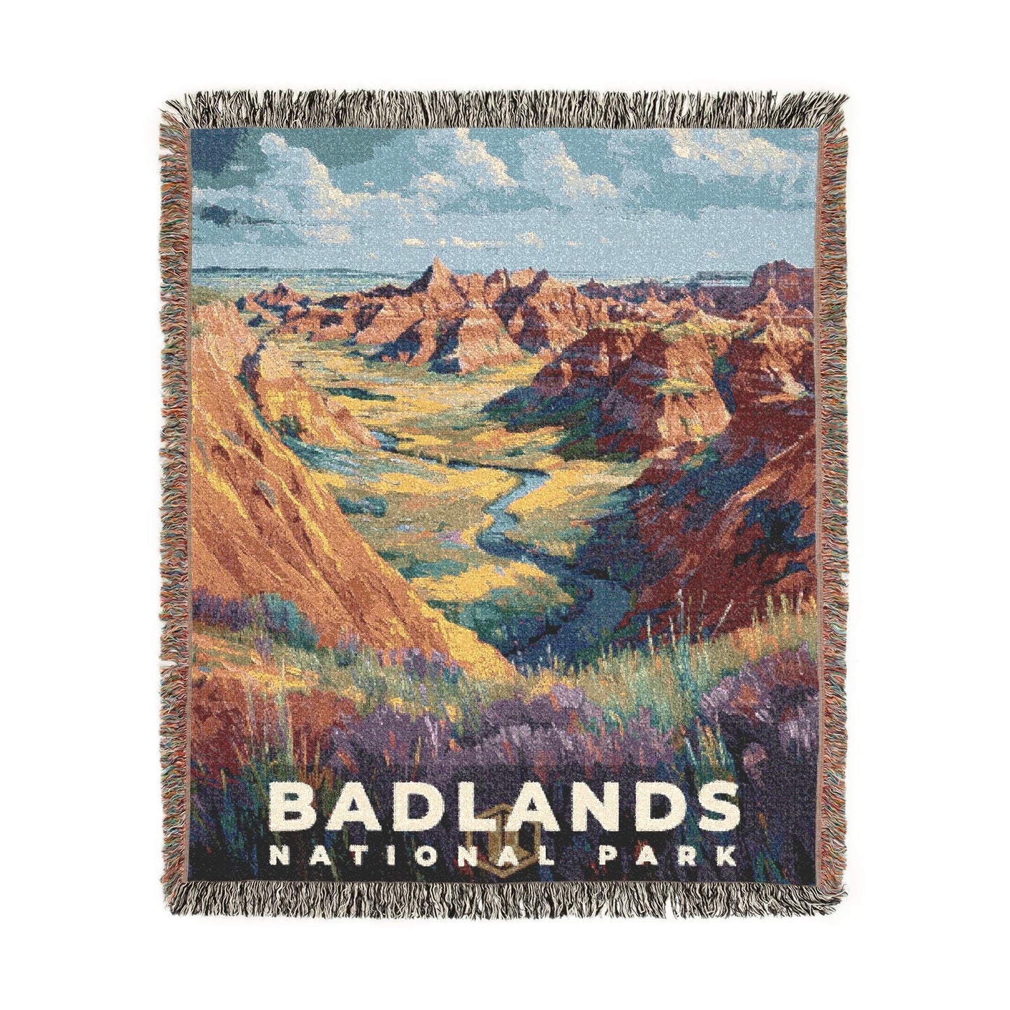 Badlands National Park Woven Blanket | S14
