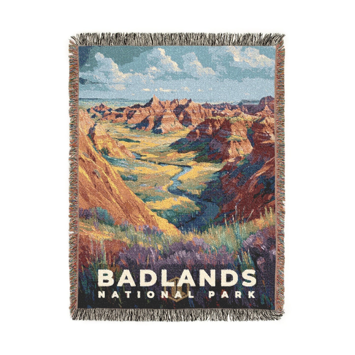 Badlands National Park Woven Blanket | S14