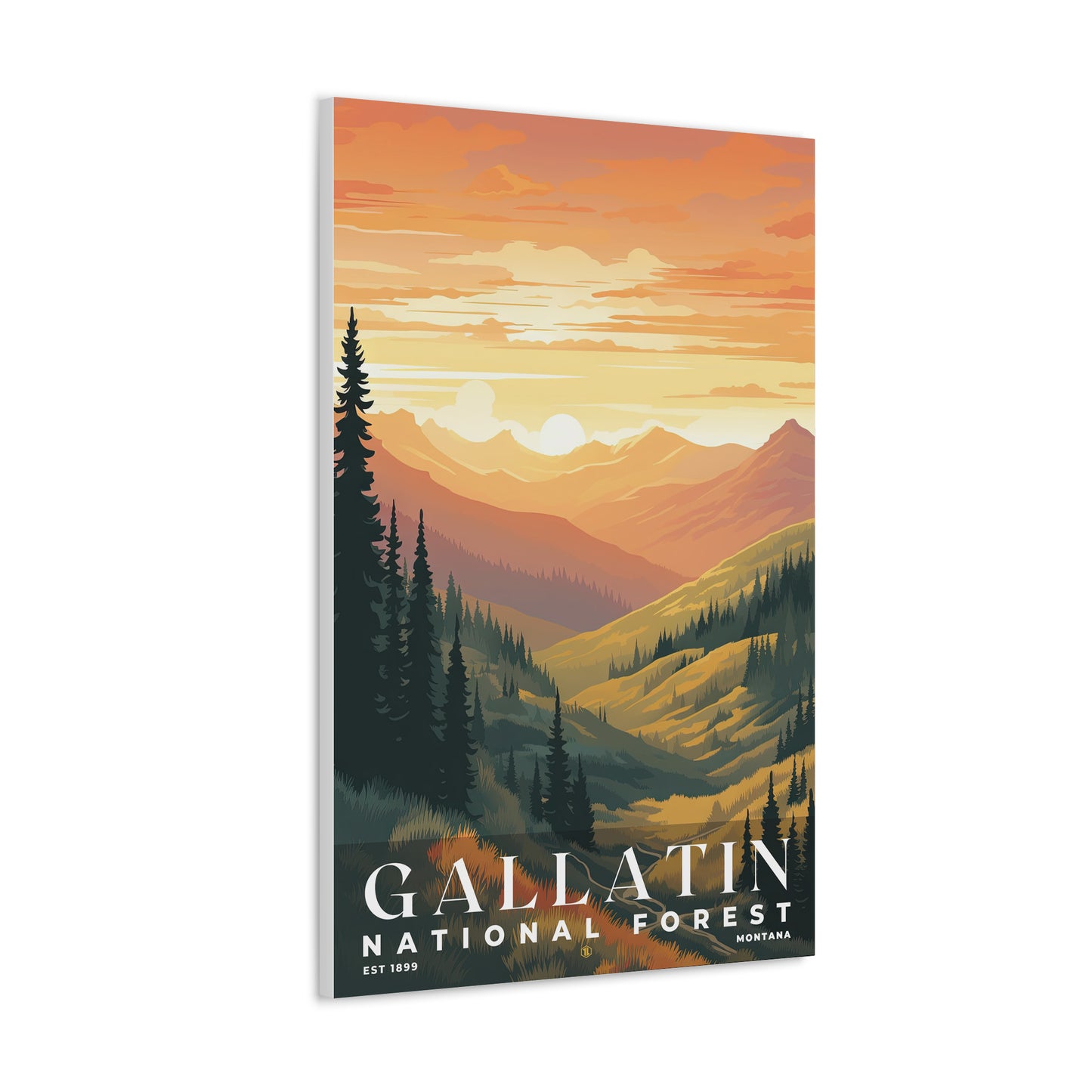 Gallatin National Forest Poster | S01