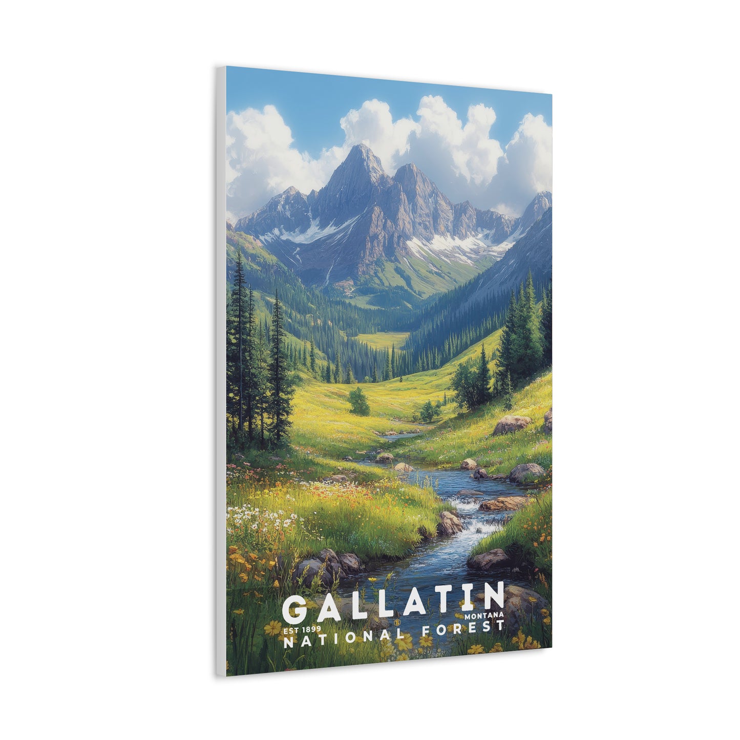 Gallatin National Forest Poster | S02