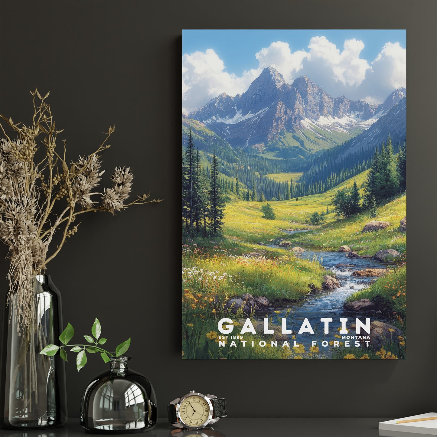 Gallatin National Forest Poster | S02