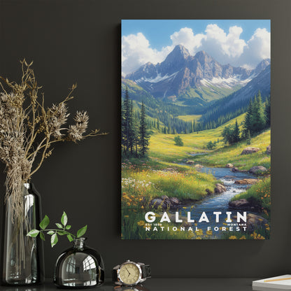 Gallatin National Forest Poster | S02