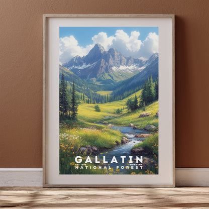Gallatin National Forest Poster | S02