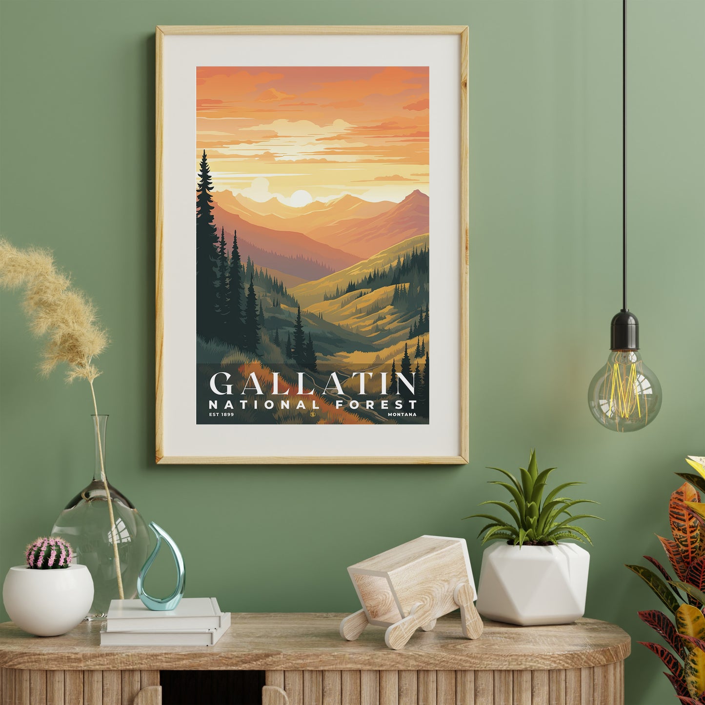 Gallatin National Forest Poster | S01