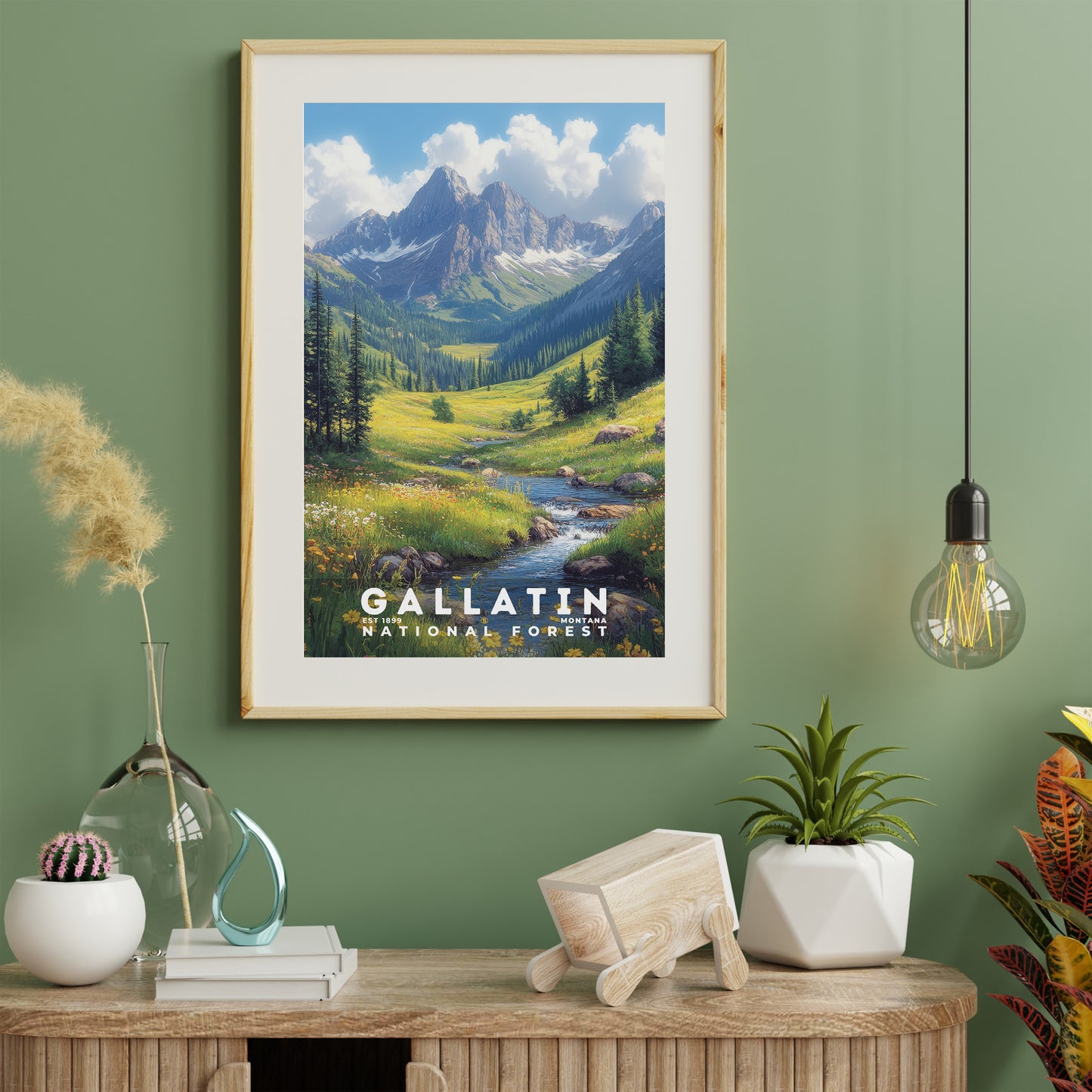 Gallatin National Forest Poster | S02
