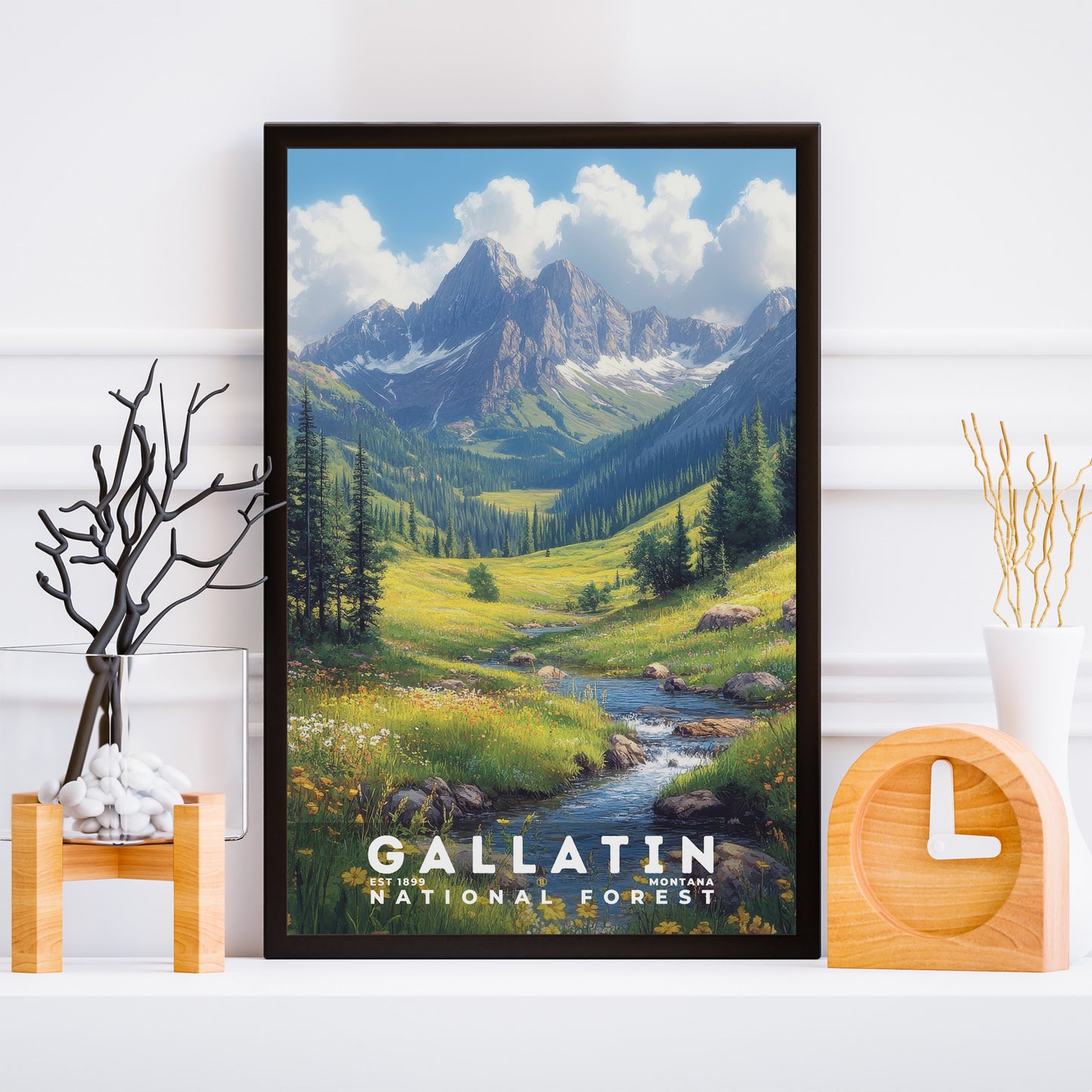 Gallatin National Forest Poster | S02