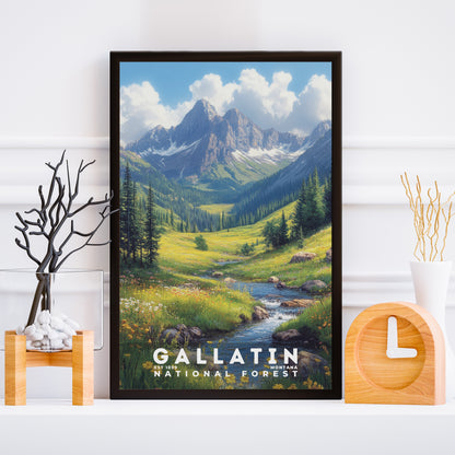 Gallatin National Forest Poster | S02