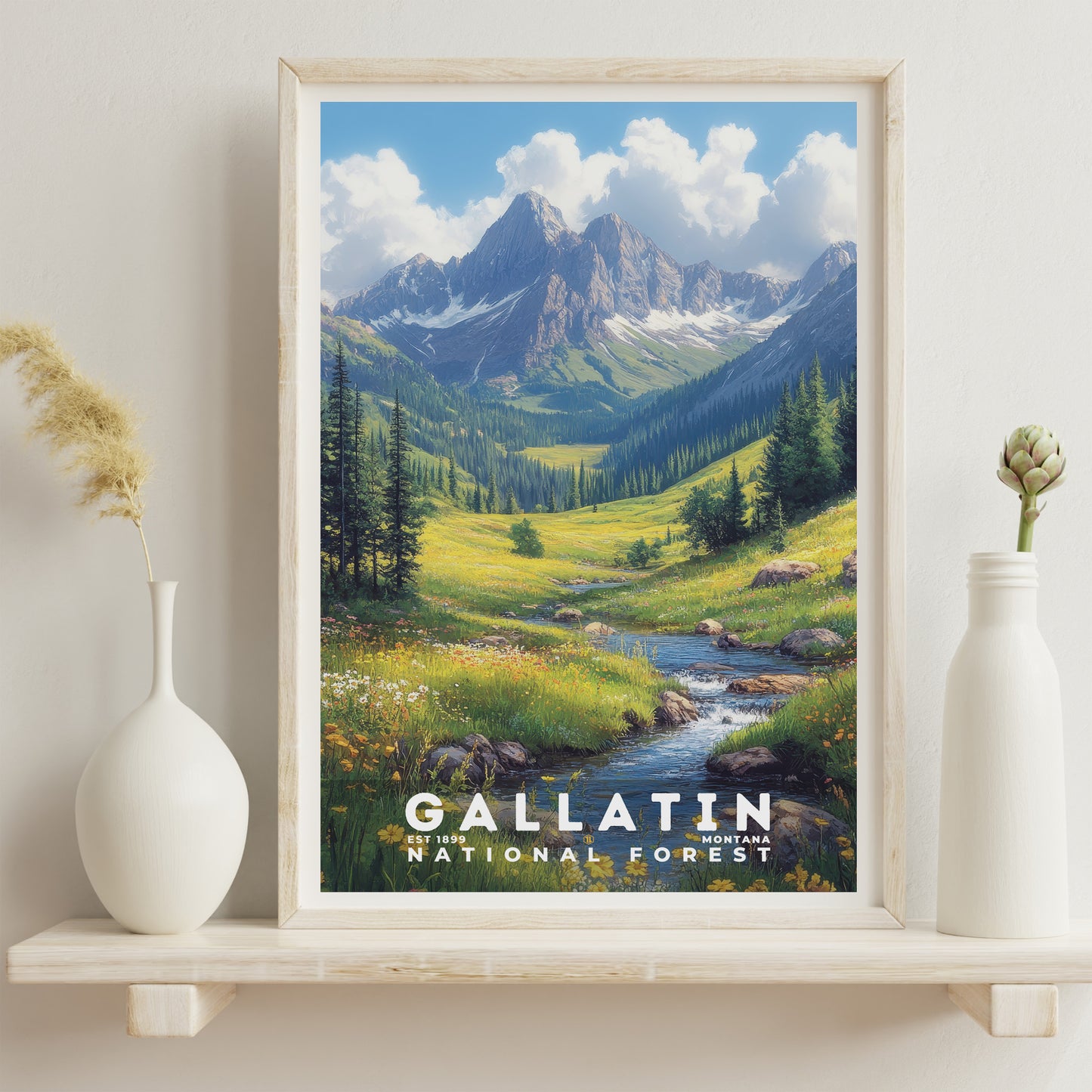 Gallatin National Forest Poster | S02