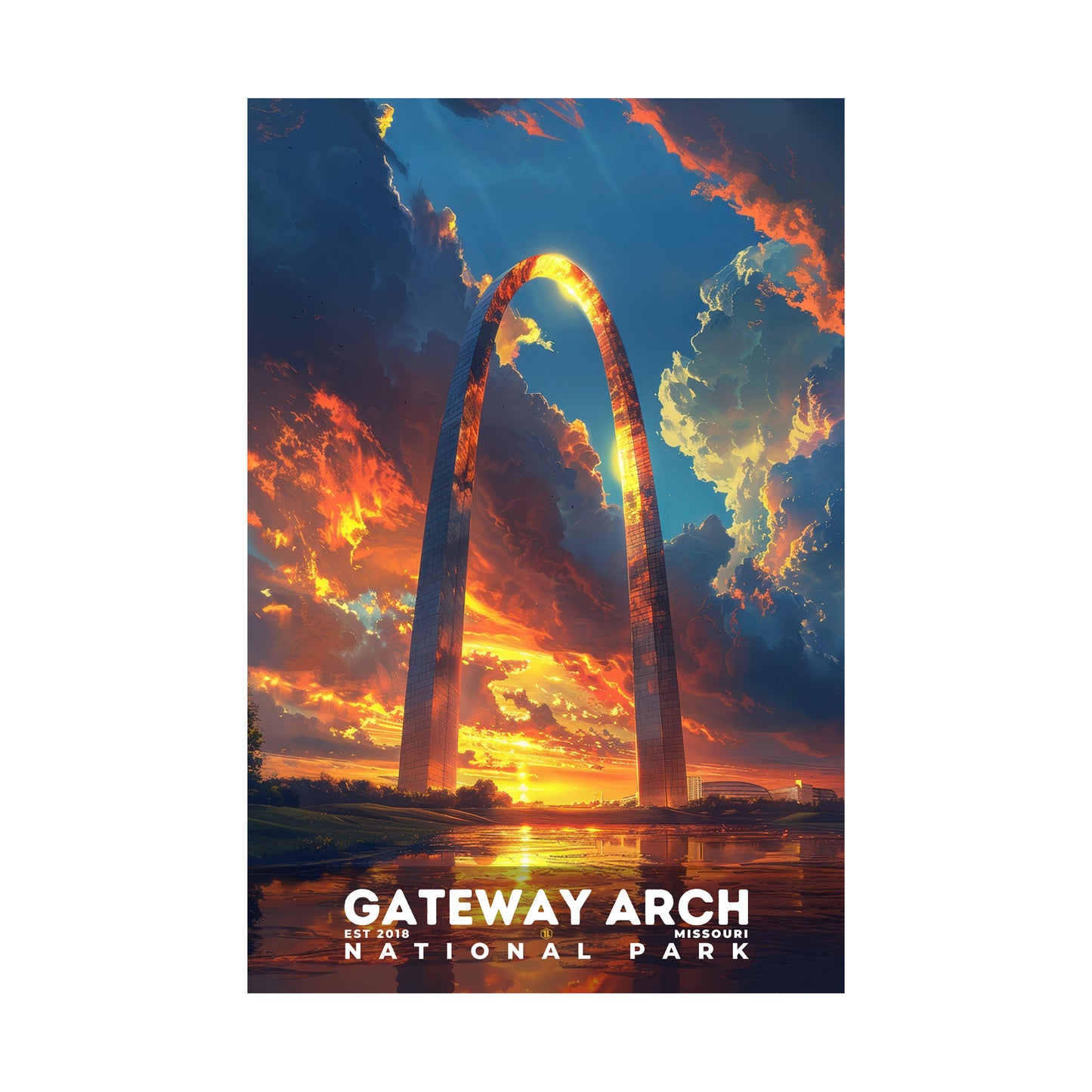 Gateway Arch National Park Poster | S13